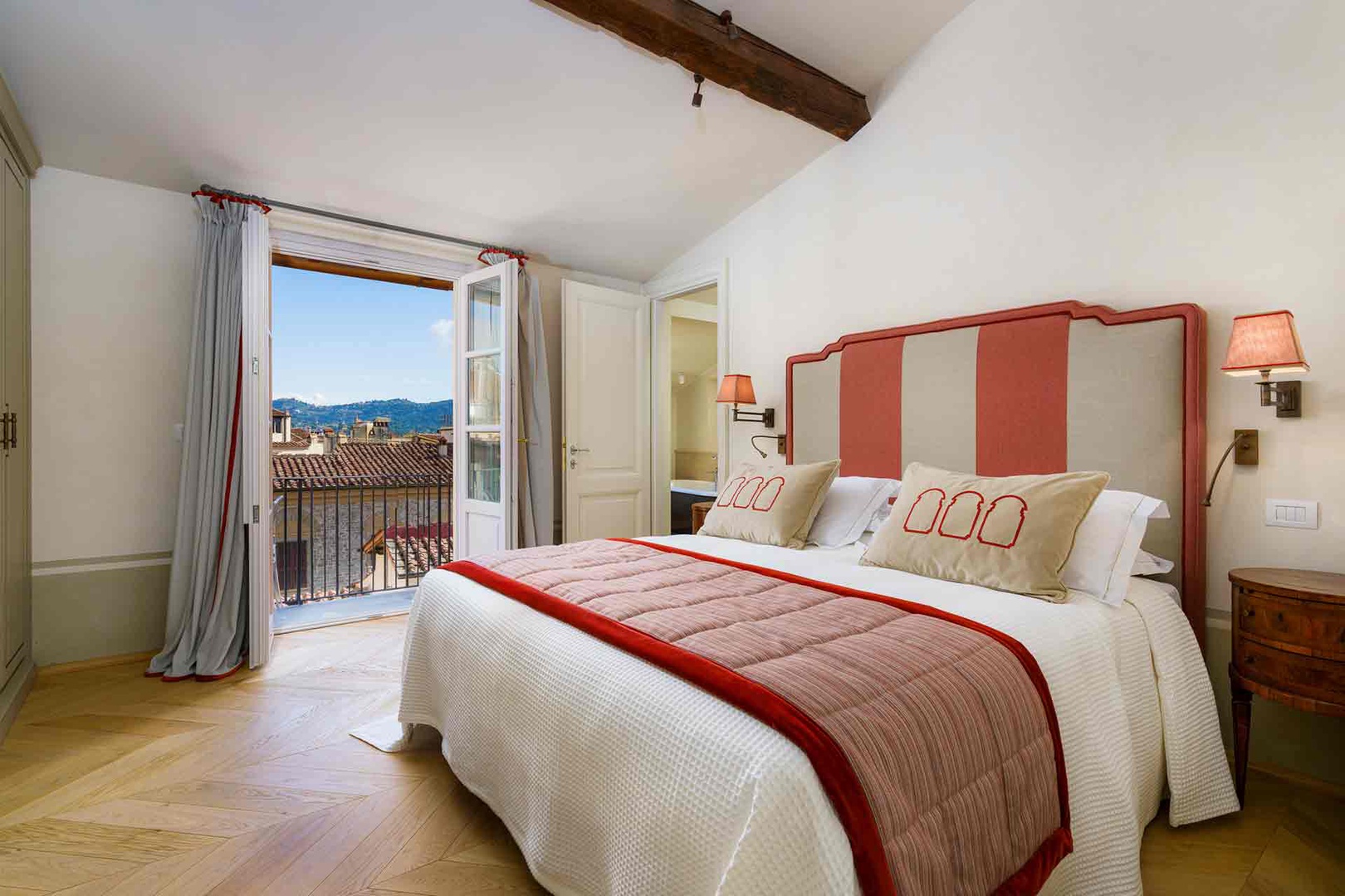 Drift off to sleep in this bright, airy bedroom 1 with beautiful balcony and amazing views.