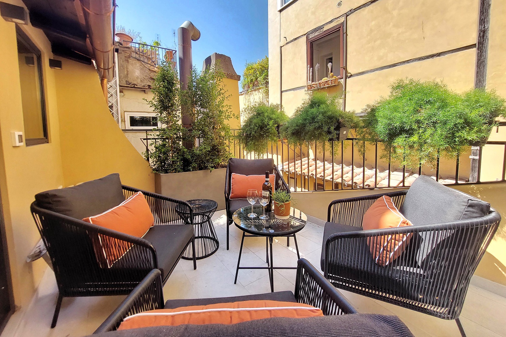 Relax on the Sonata's delightful terrace.