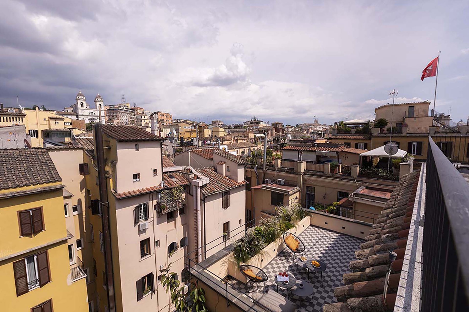 View of a lifetime from the roof.