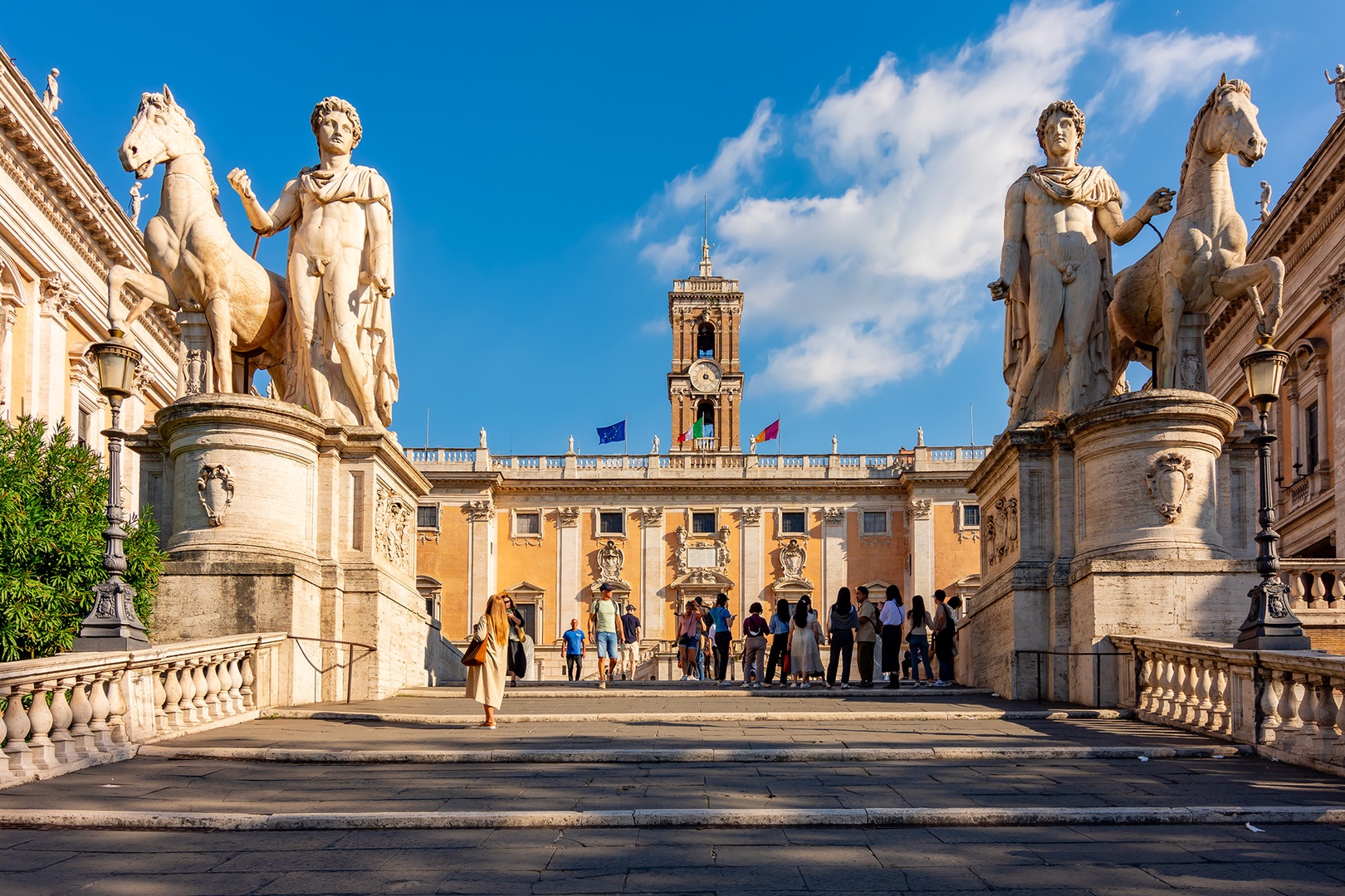 Visit the square Michelangelo designed on the Capitoline Hill.