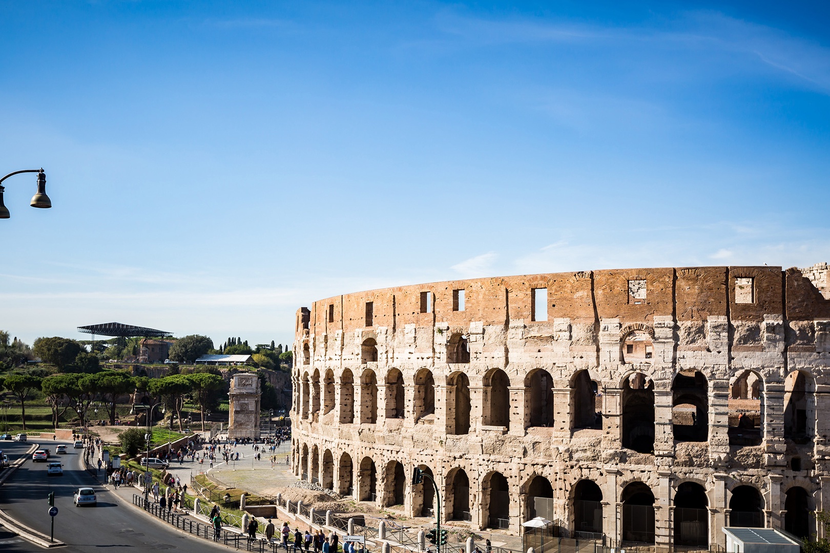 The vista of a lifetime...the icon of the ancient Rome, the Coliseum right on your doorstep!