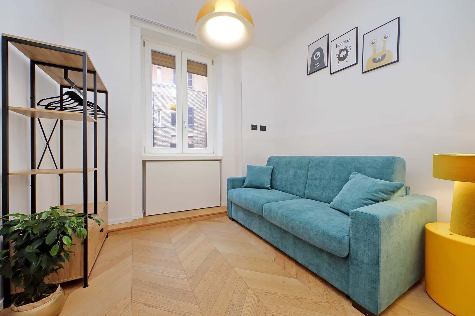 Bedroom 3 has a sofa that converts to a double bed.