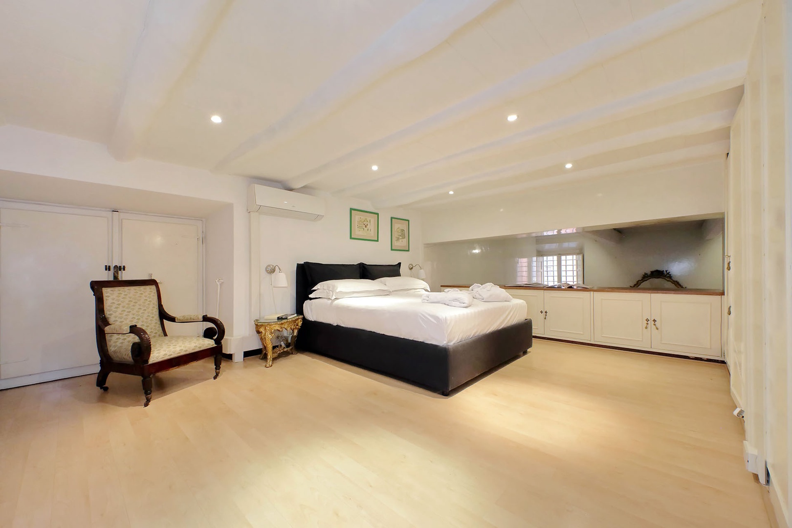 Understated elegance in the bedroom.