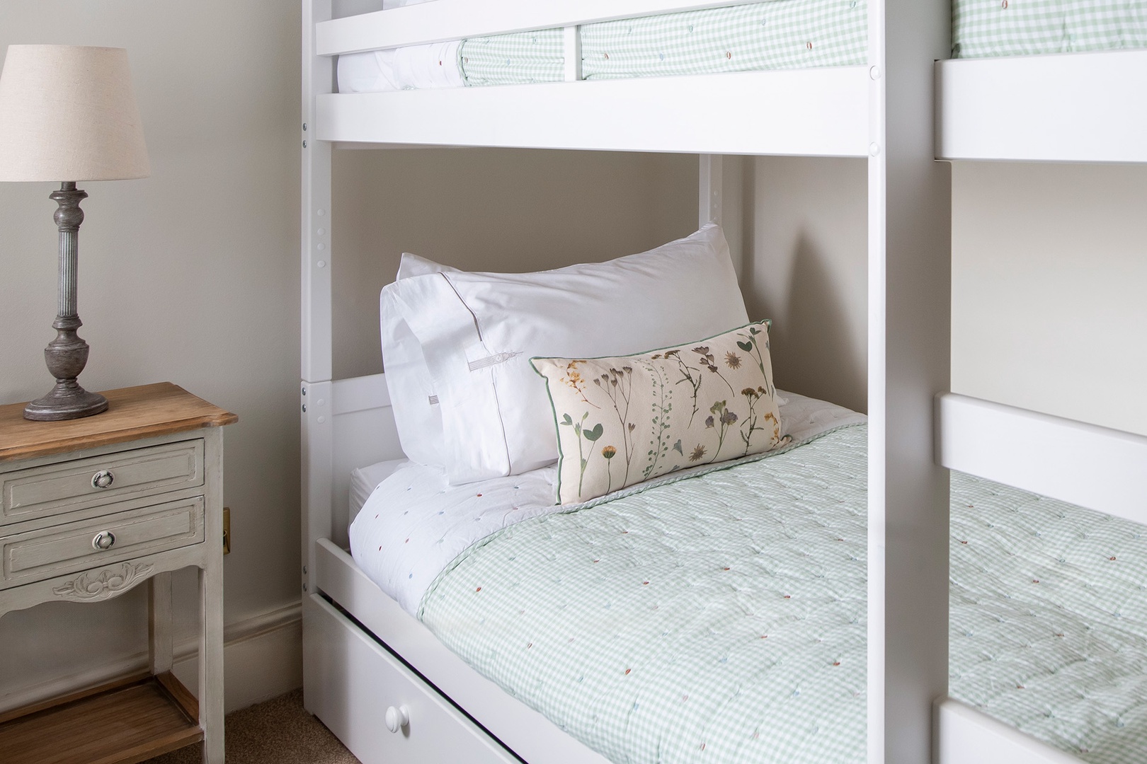 Bedroom 2 has bunk beds and is great for tweens/teens..