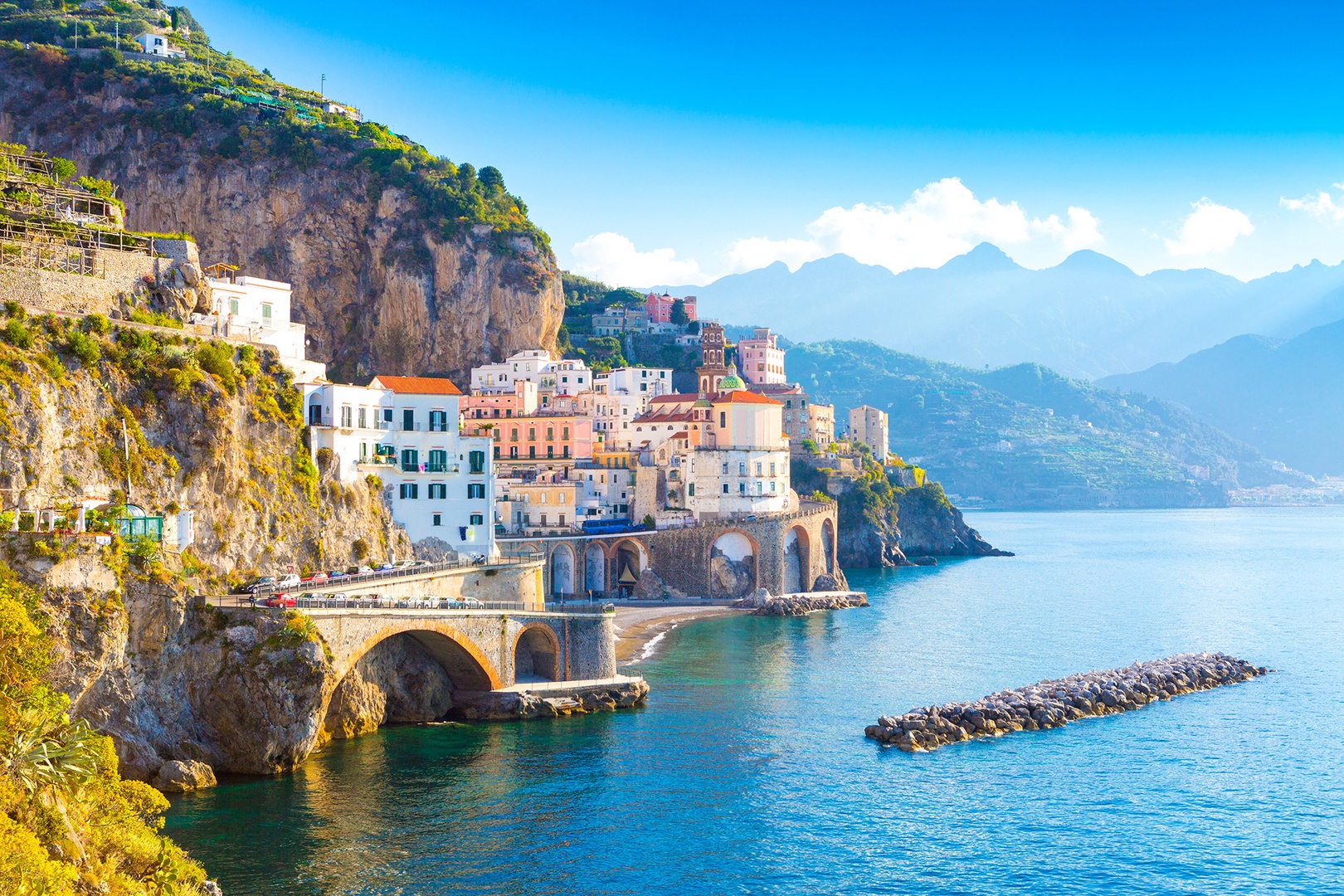 Day trip to Amalfi Coast villages like Atrani.