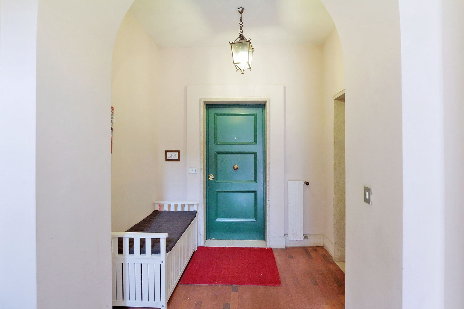 Viola apartment entry.