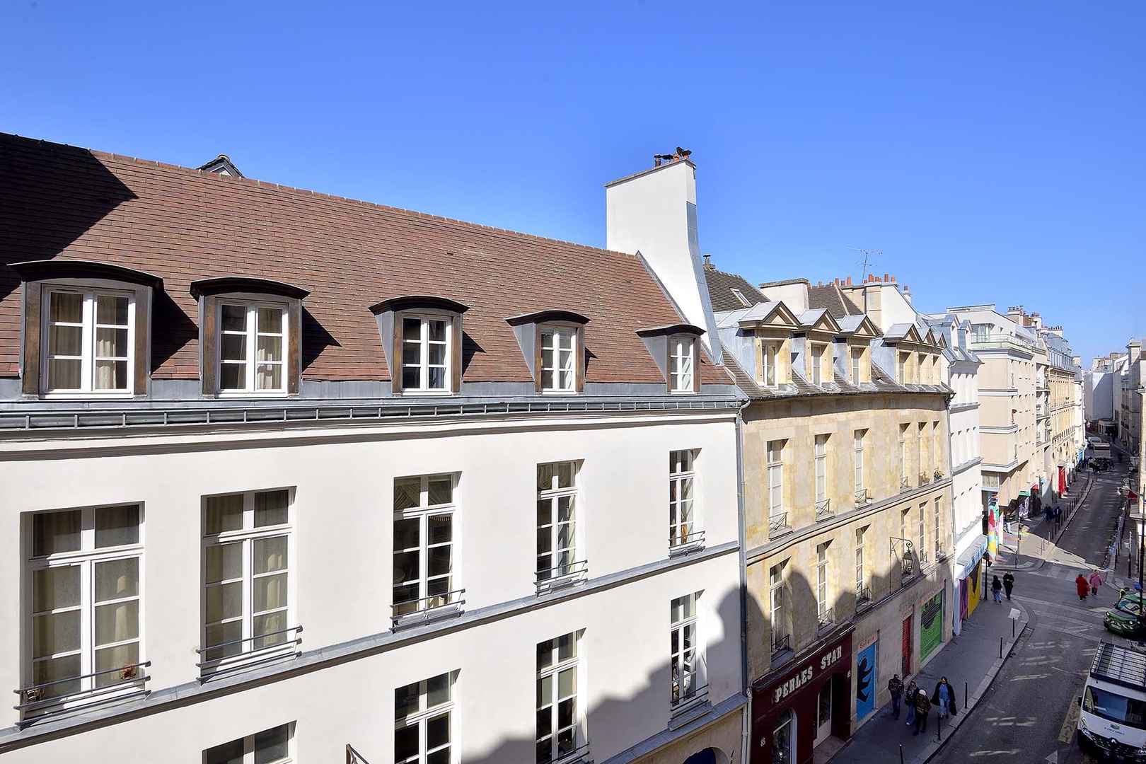 Stay right in the heart of the Marais neighborhood.
