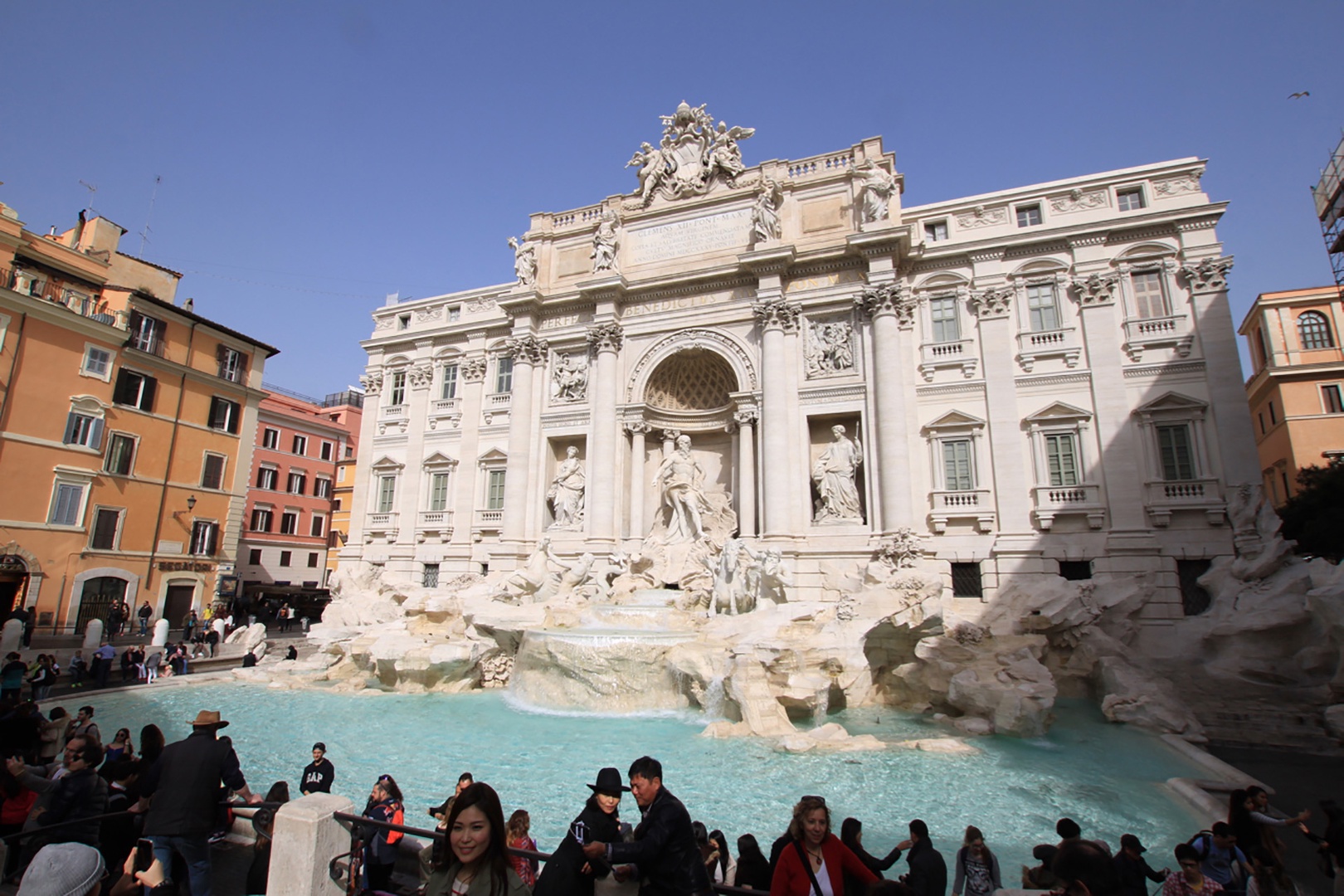 The wonderful Trevi Fountain is near!