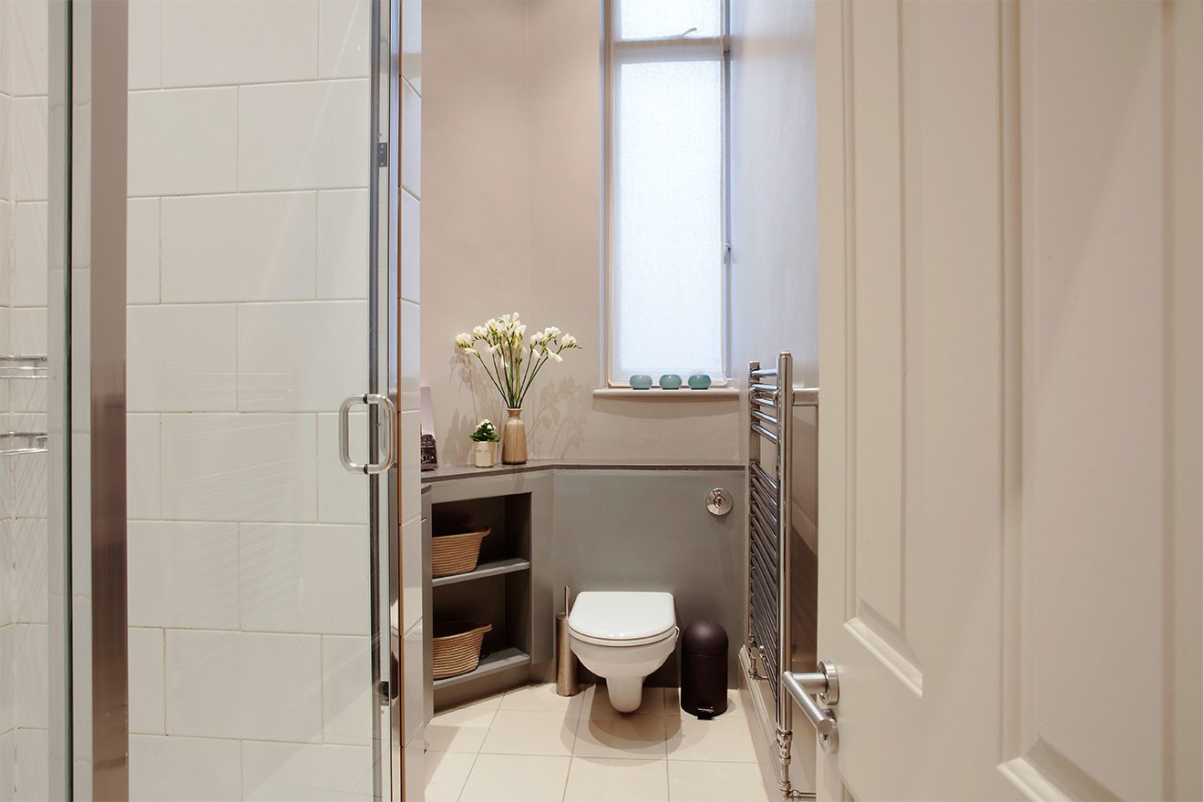 Second bathroom with a stylish use of space