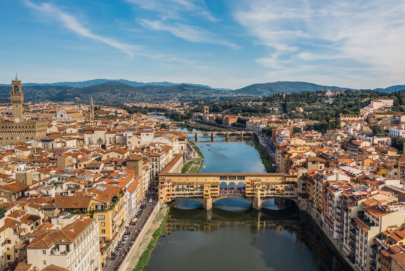 The charming Oltrarno is located just across the Arno.