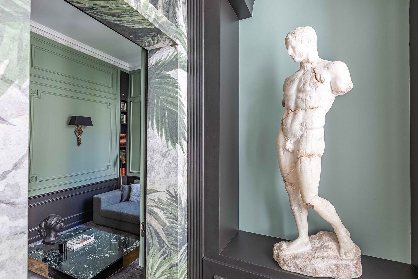 Artistic touches throughout the home.