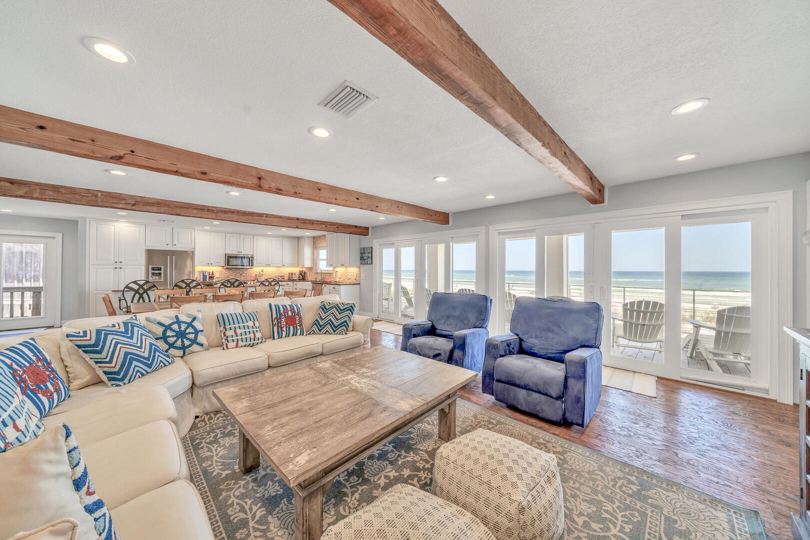 Open and spacious with endless Gulf views!