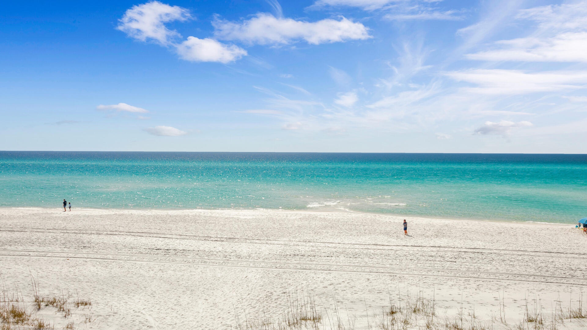 The sugar white sands and emerald waters of the Gulf Coast!