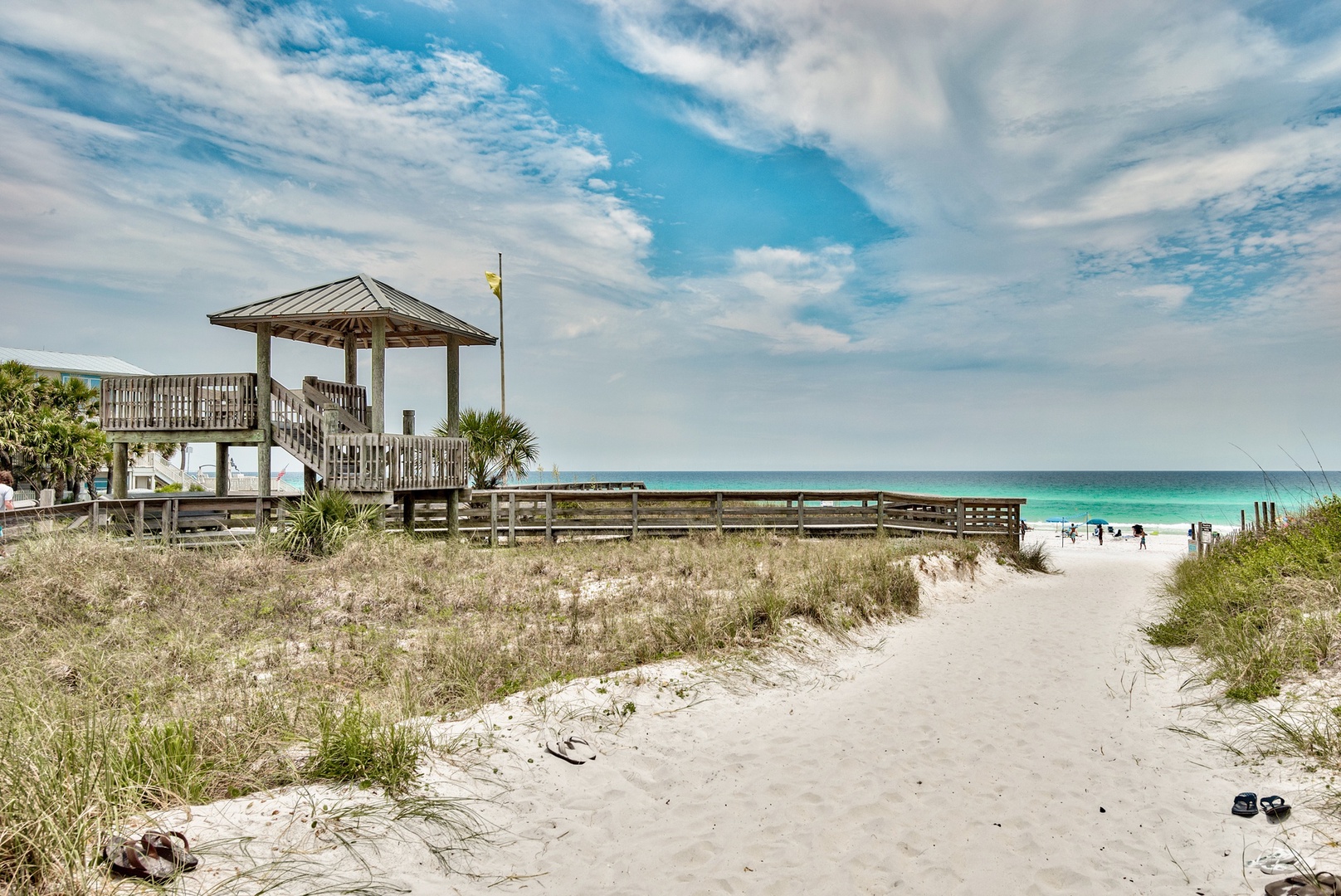 The beautiful white-sand beaches of the Gulf of Mexico!