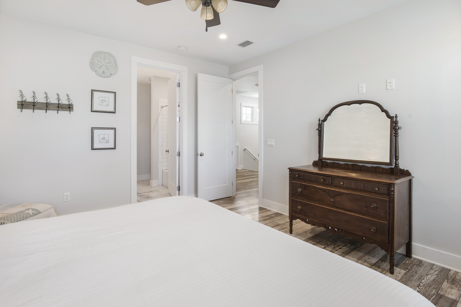 The junior master is a spacious king room, with a full-size private bathroom!