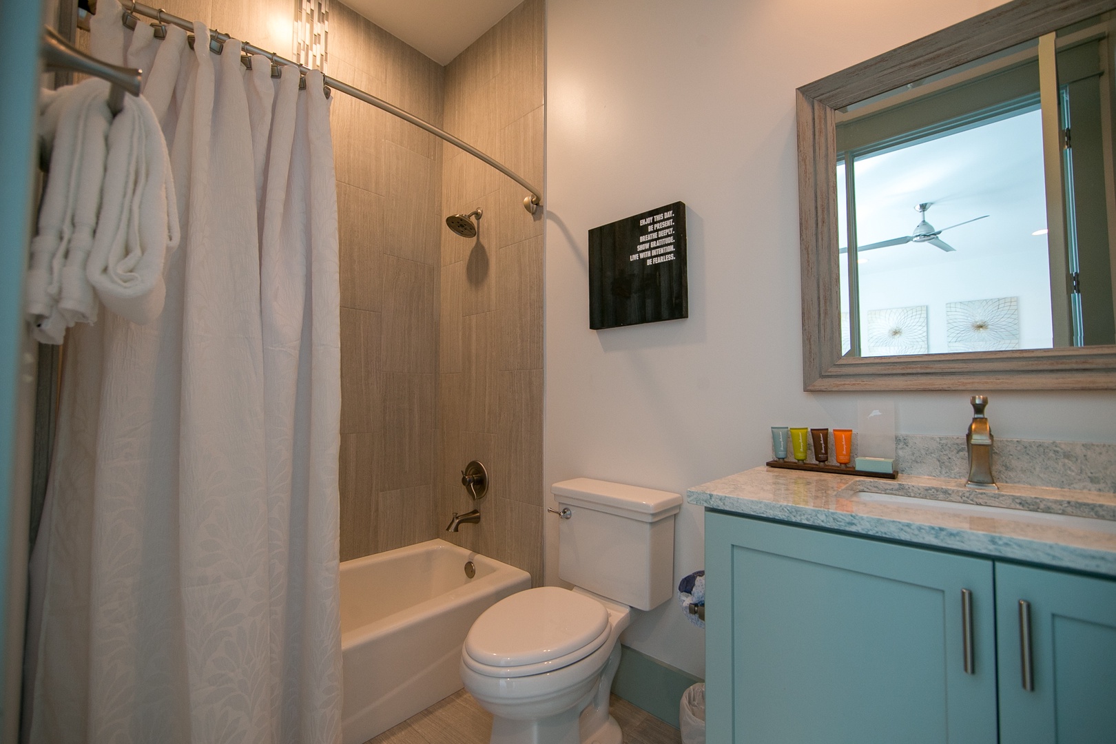 Each full bedroom features it's own beautifully appointed private bathroom (with the exception of the day bed room).