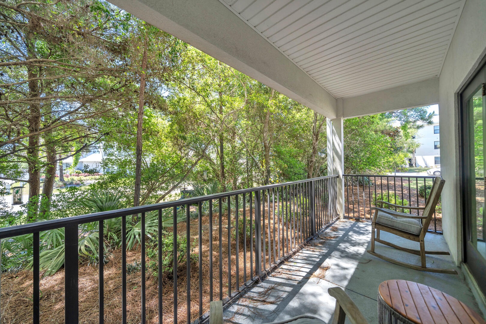 You'll love the secluded patio!