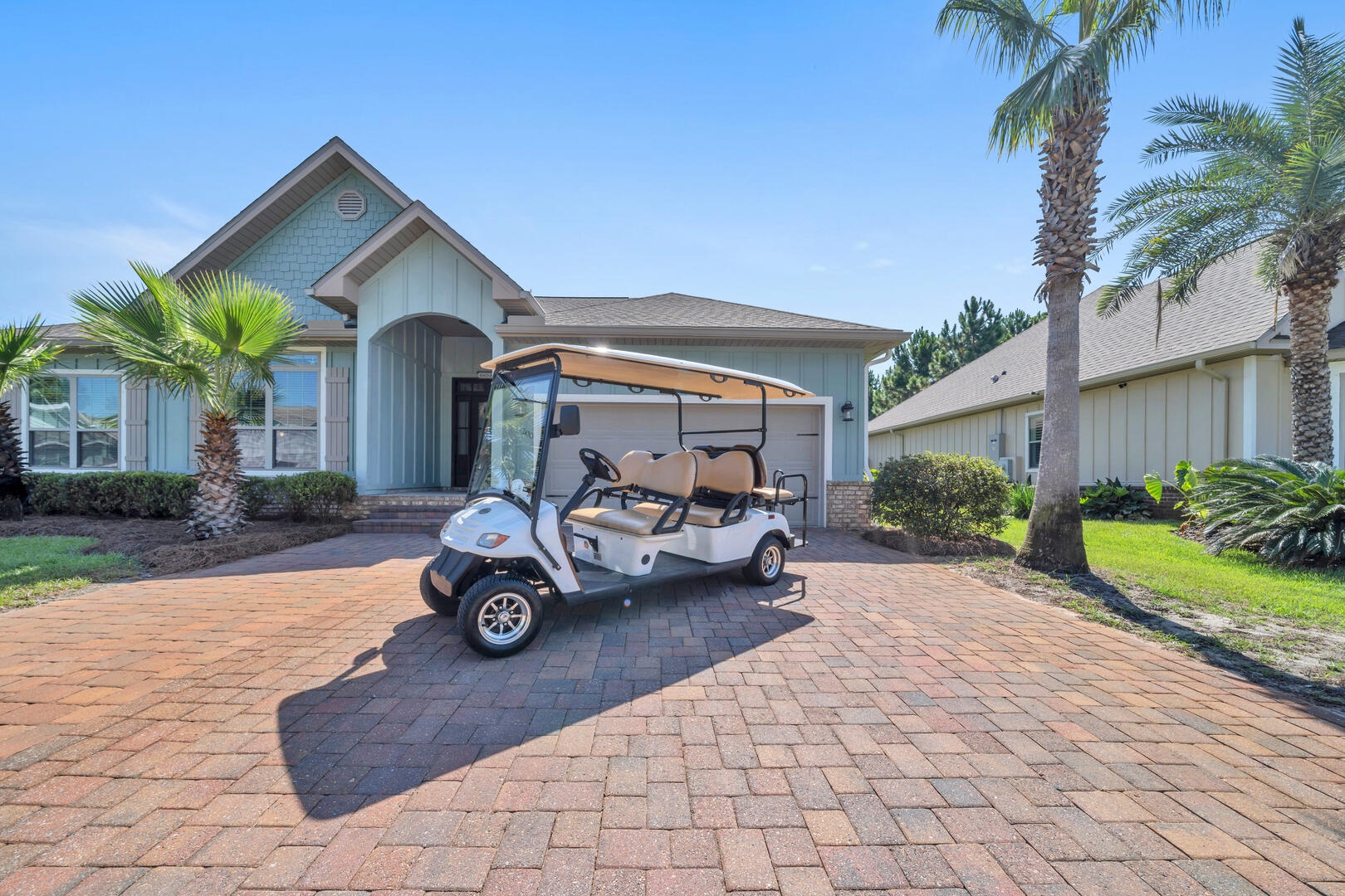 A 6-passenger golf cart is INCLUDED!