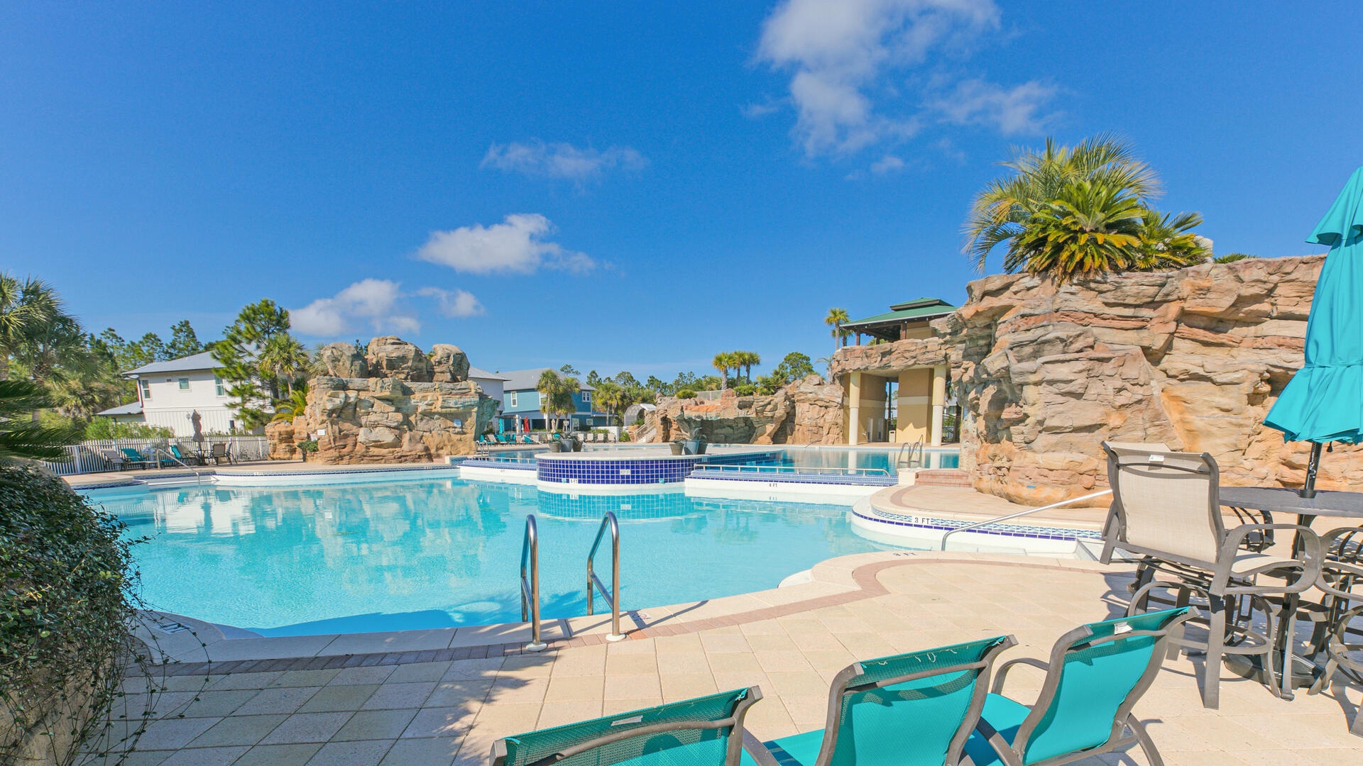 The amazing Cypress Breeze Pool is right out your back door!
