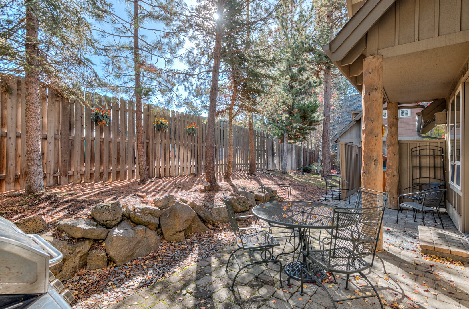 Exterior porch area