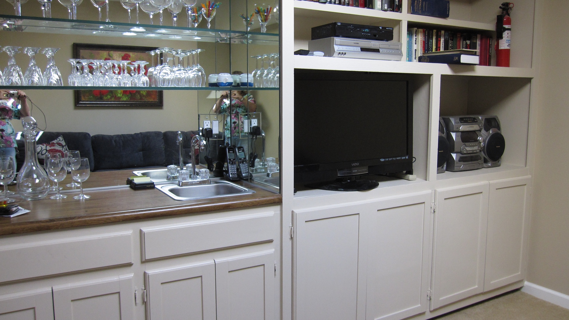 TV Room with Bar