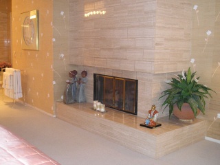 Fireplace in Primary Suite