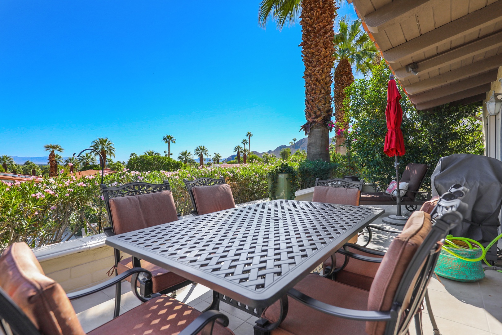 Back Patio with Views Overlooking Rancho Mirage