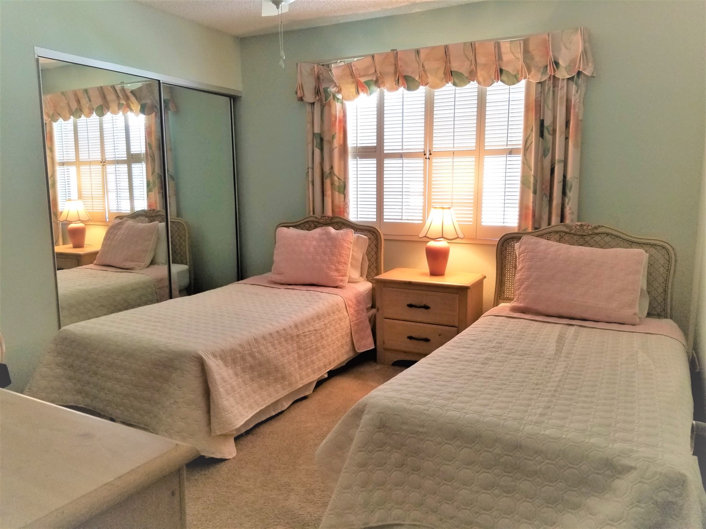Guest Bedroom with Two Twins