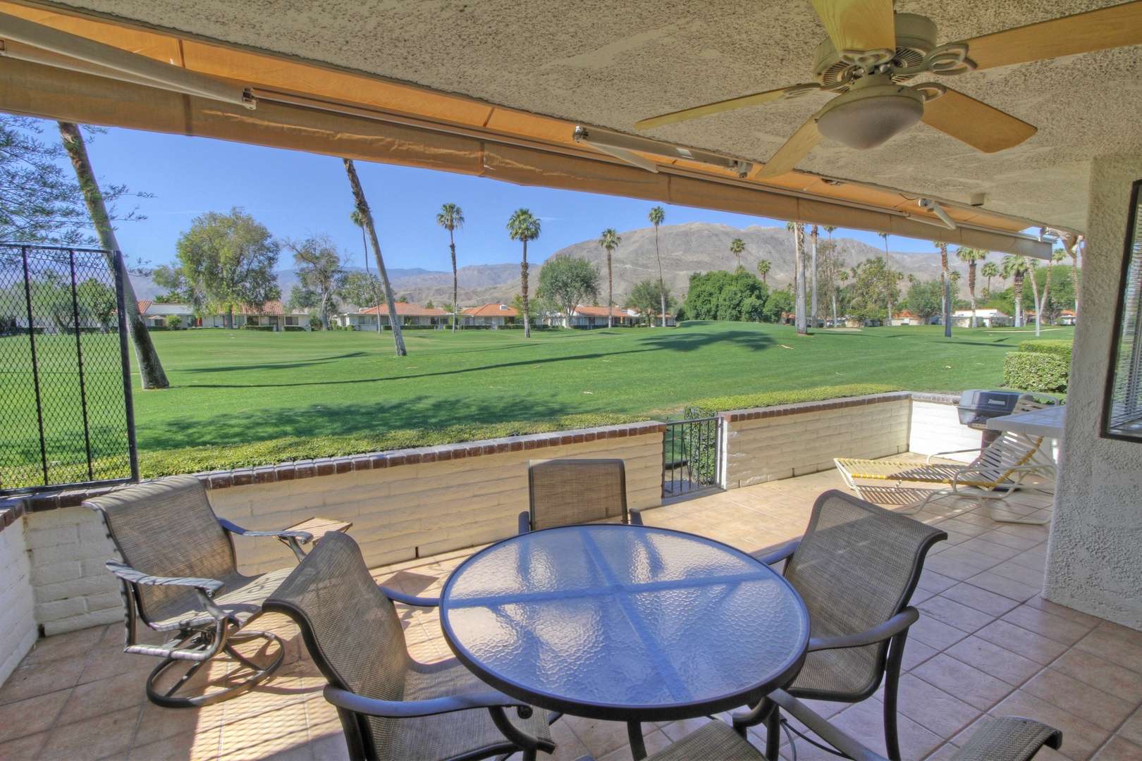 Best Location!  South facing patio across from clubhouse.