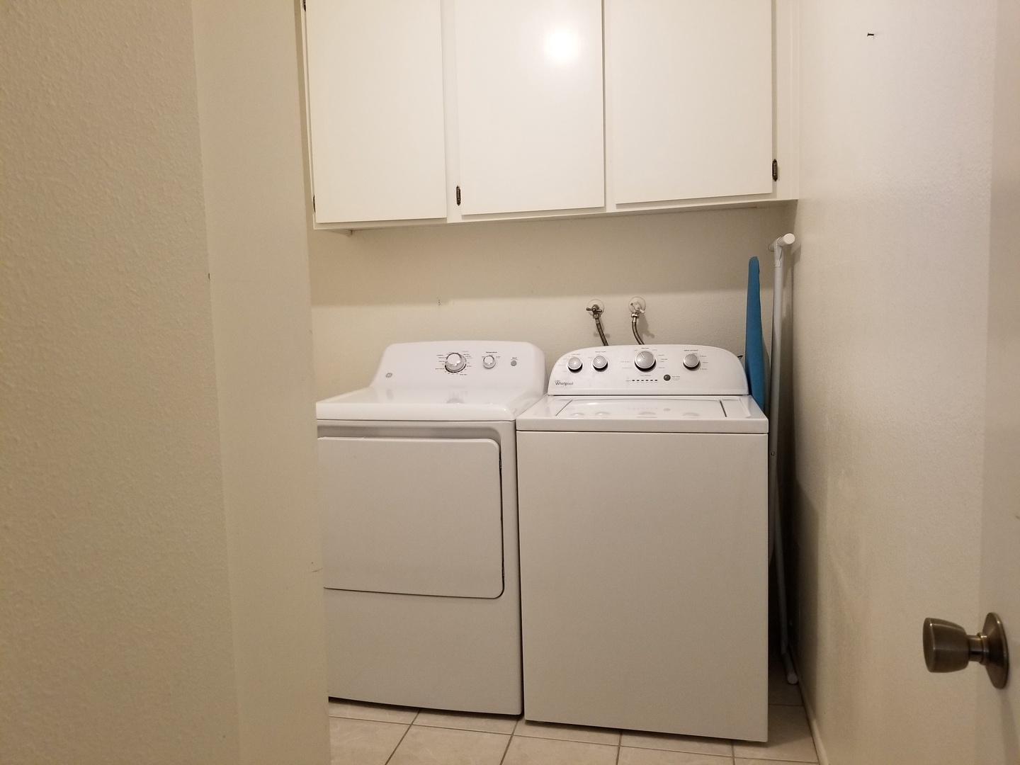 Laundry Room Leads to Garage