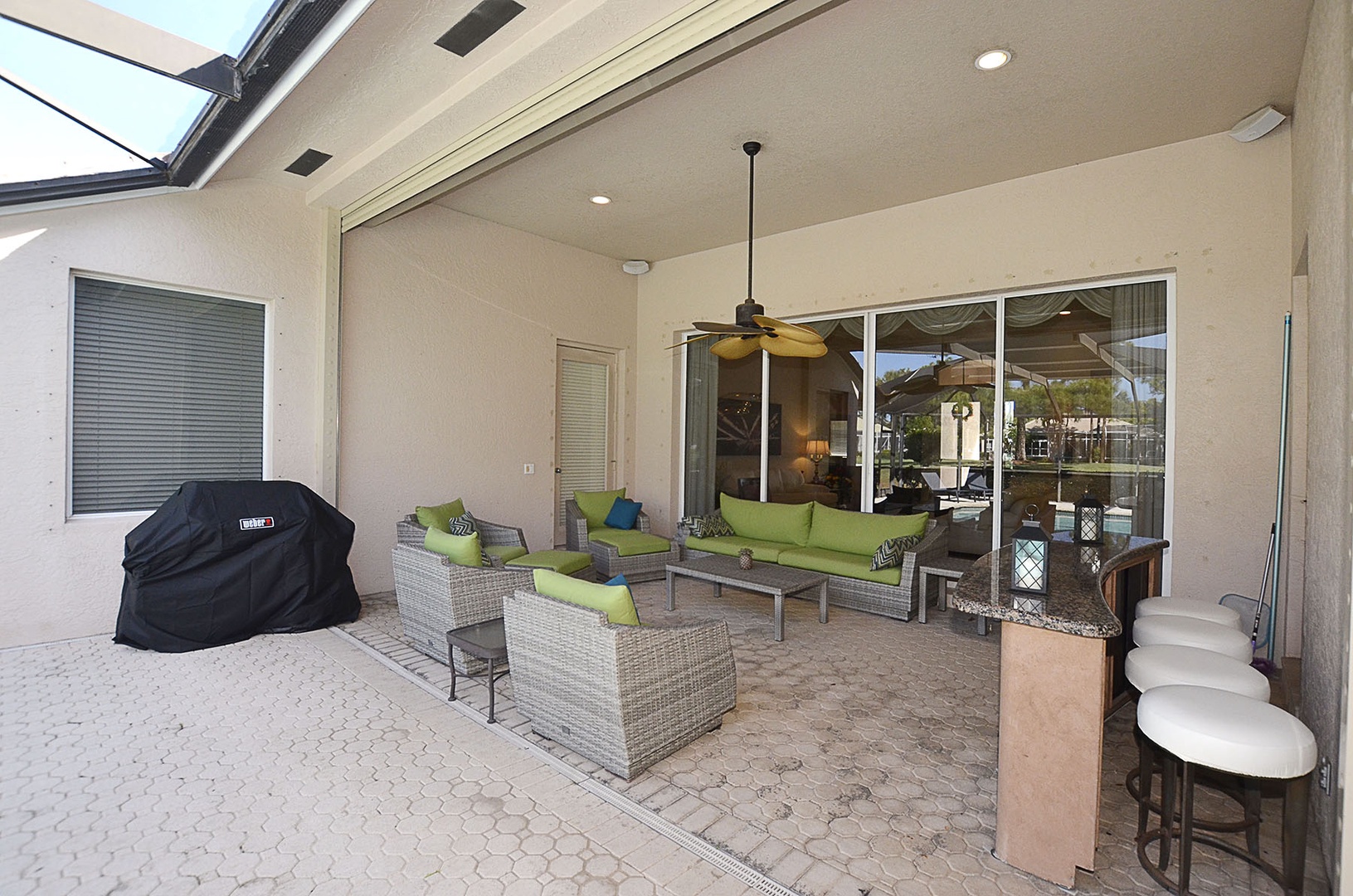 Covered Patio Area