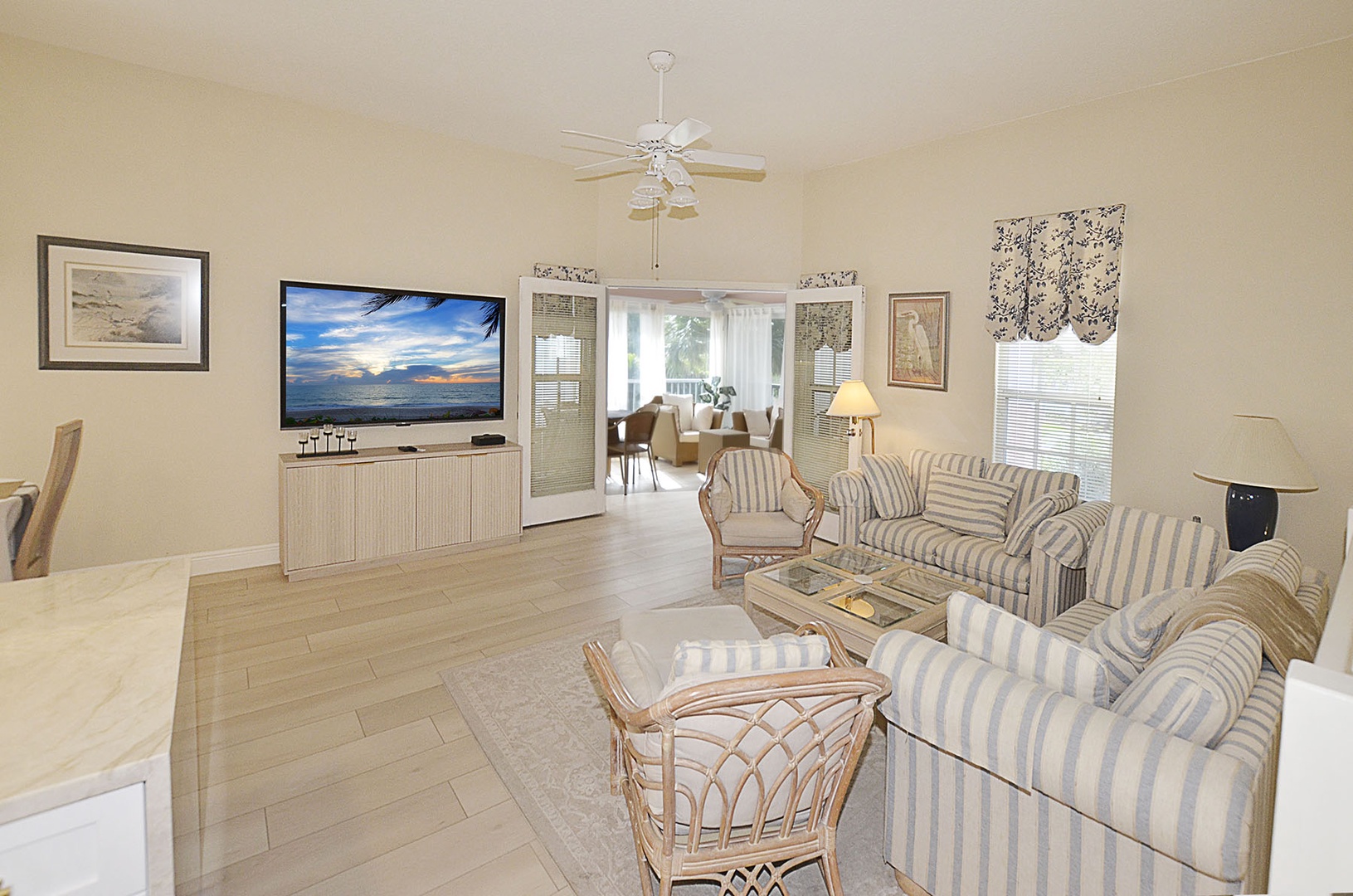 Living Room with Balcony access