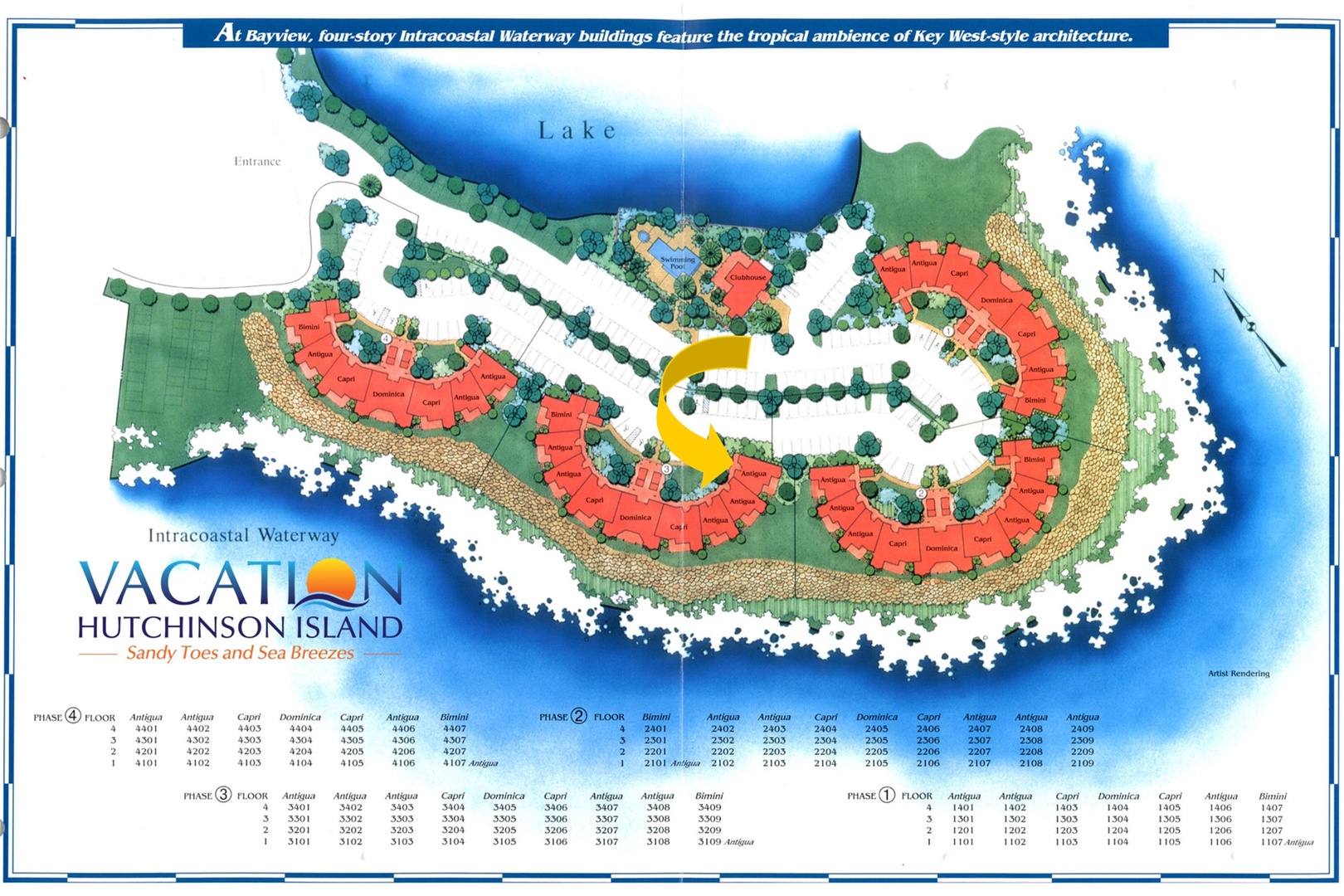 Bayview Site Plan Unit Arrow