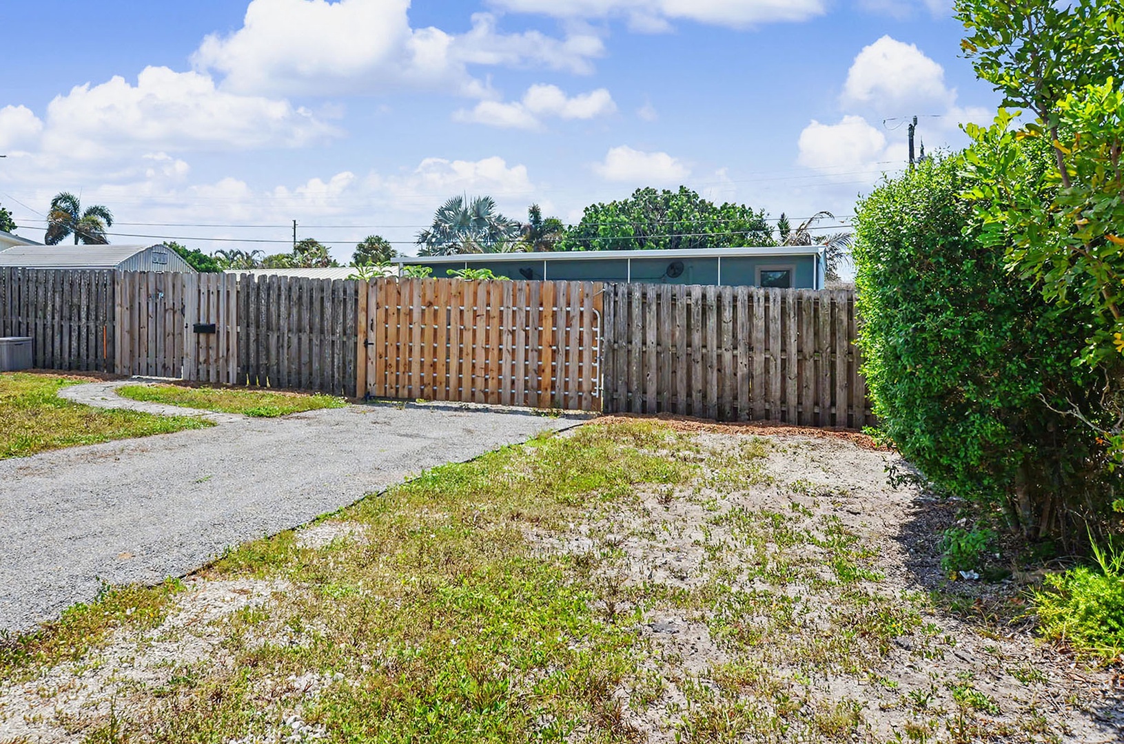 Driveway to Front Gate