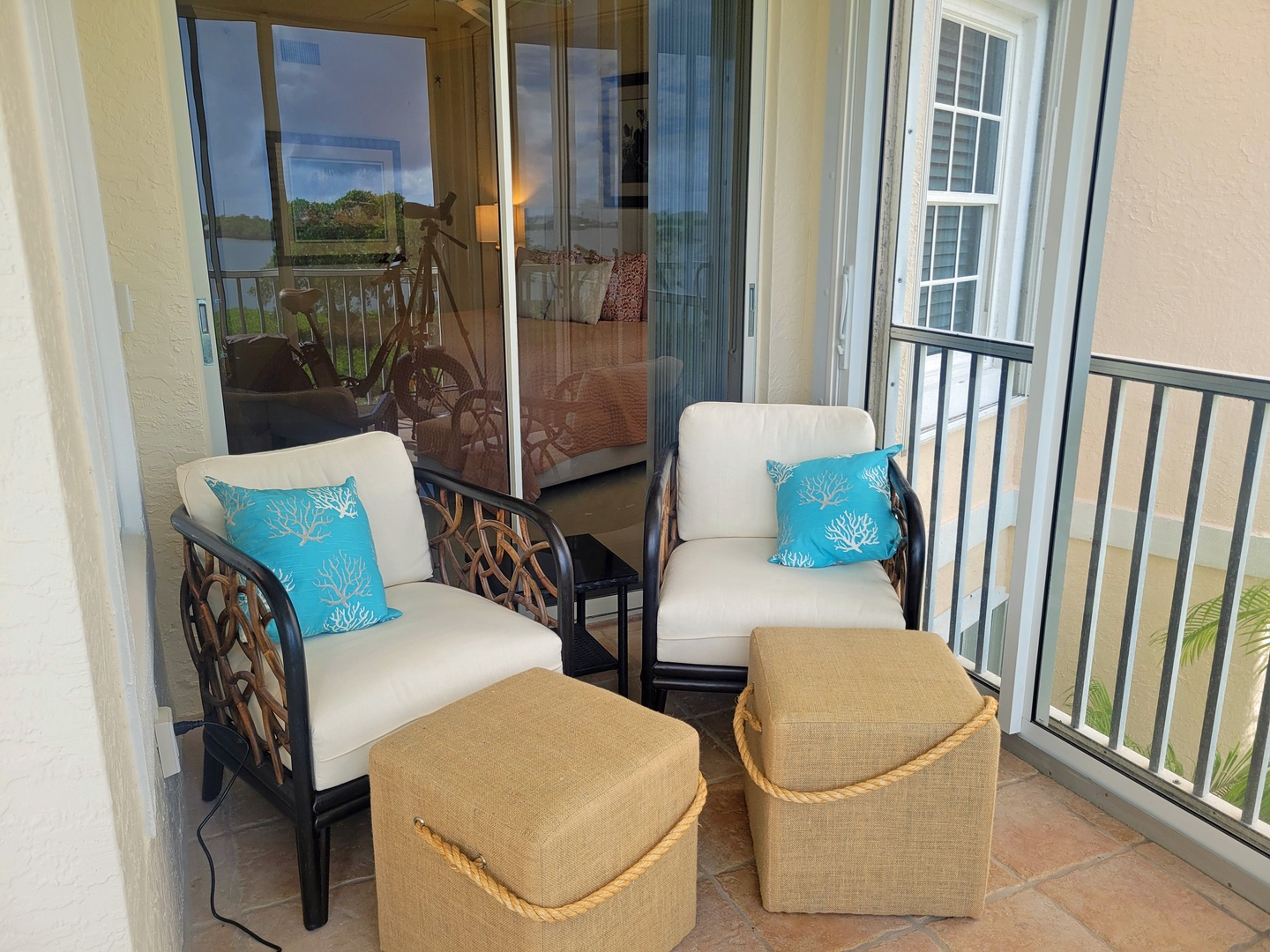 Screened & Glass enclosed all weather Balcony