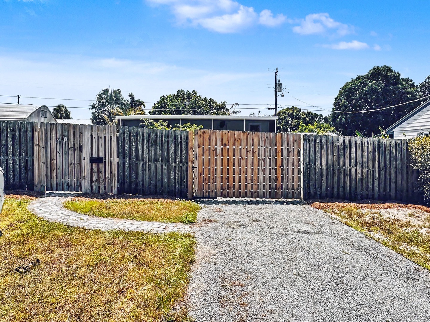 Entry Gate from inside the property