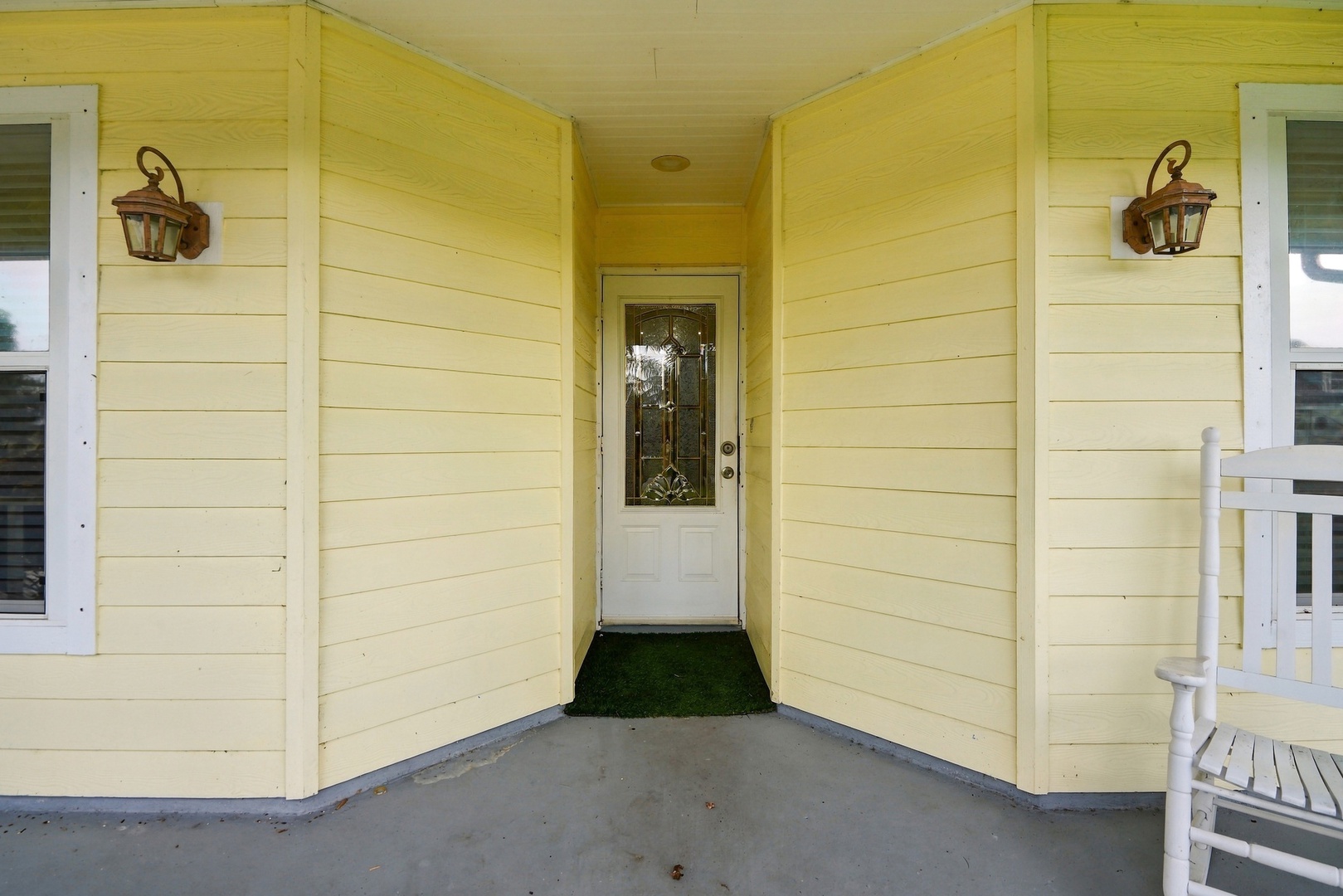 Front Porch Entrance Door.