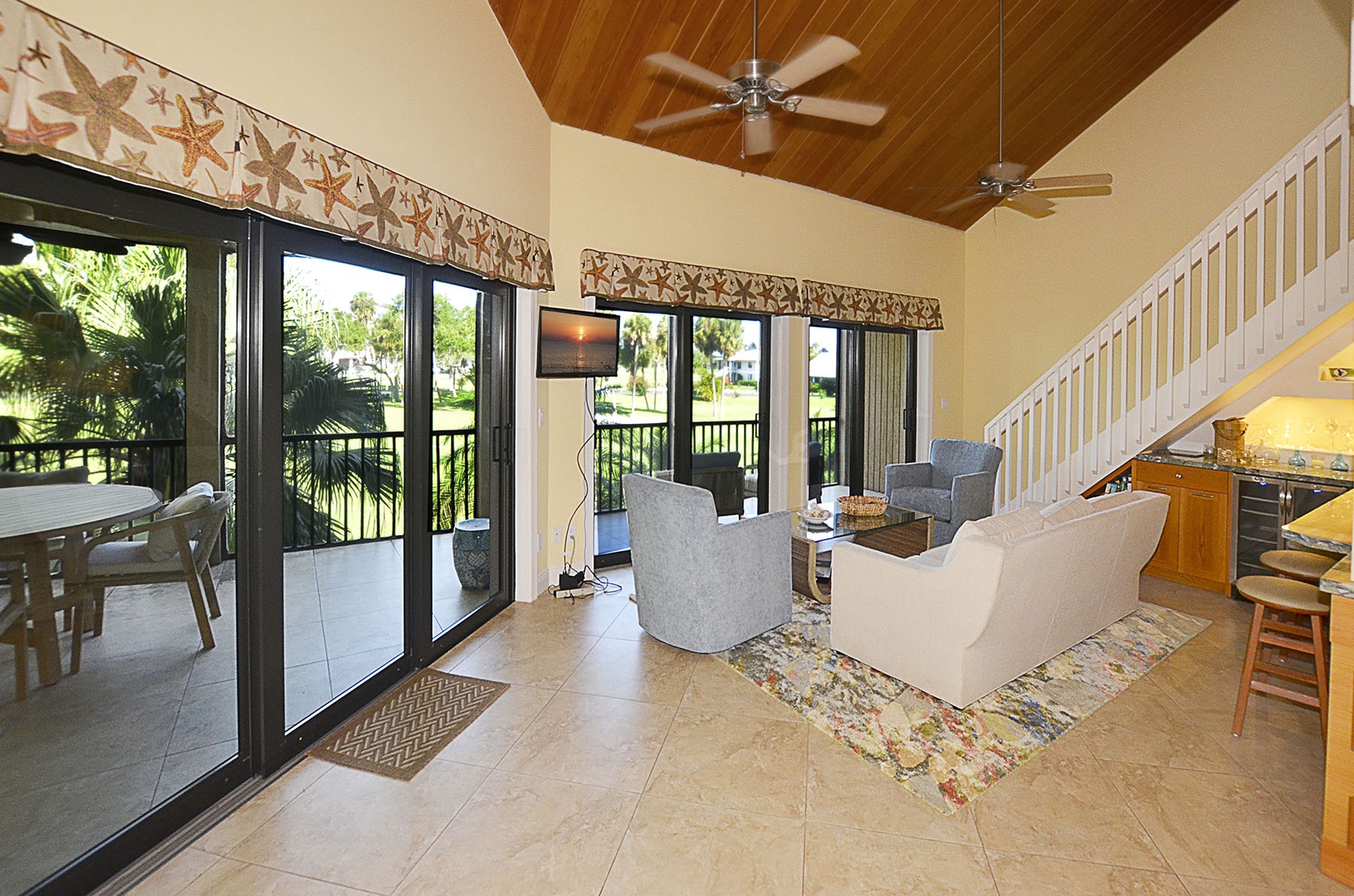 Living Room with direct Balcony access