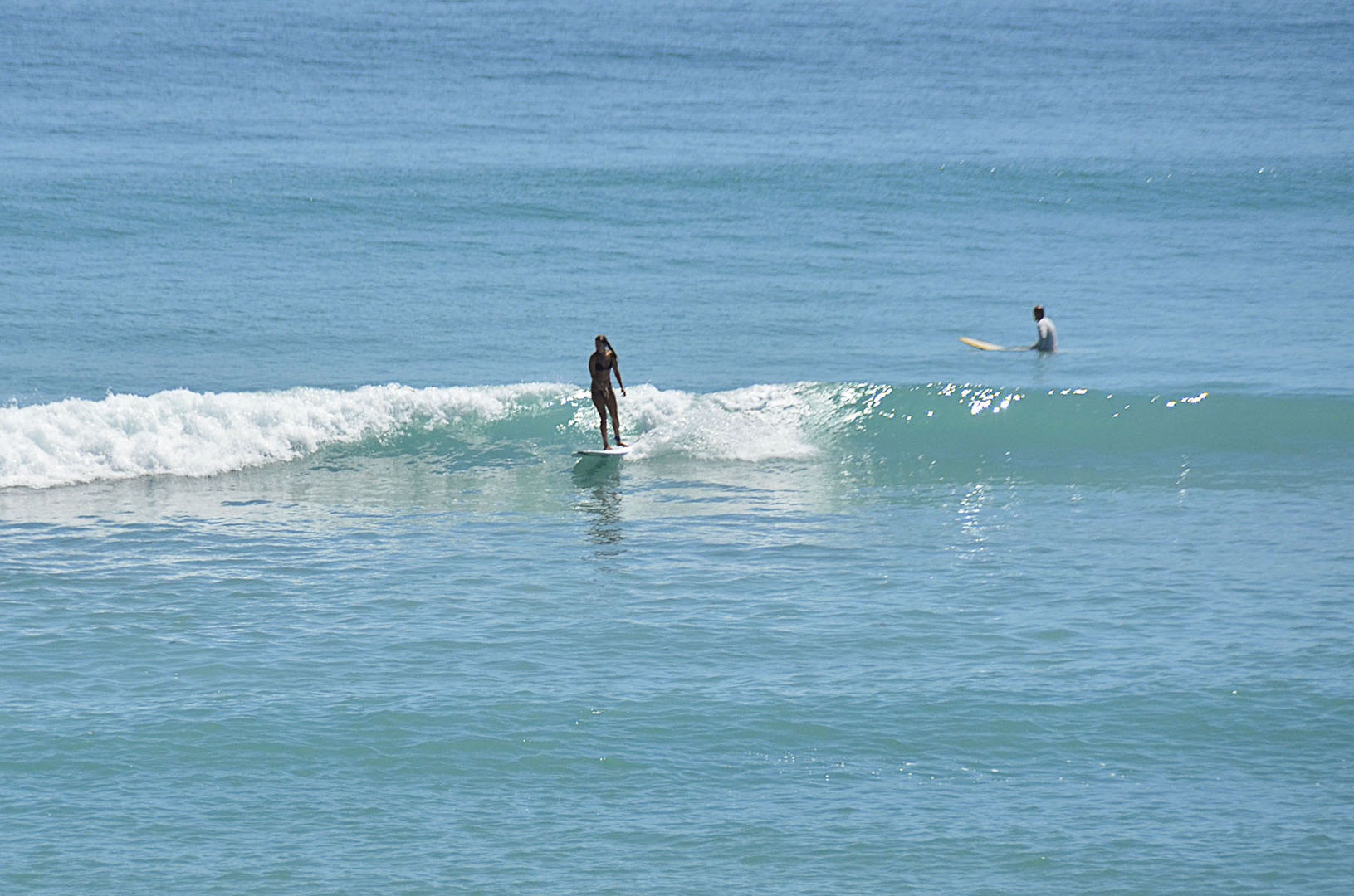 Surfing is one of the popular beach sports