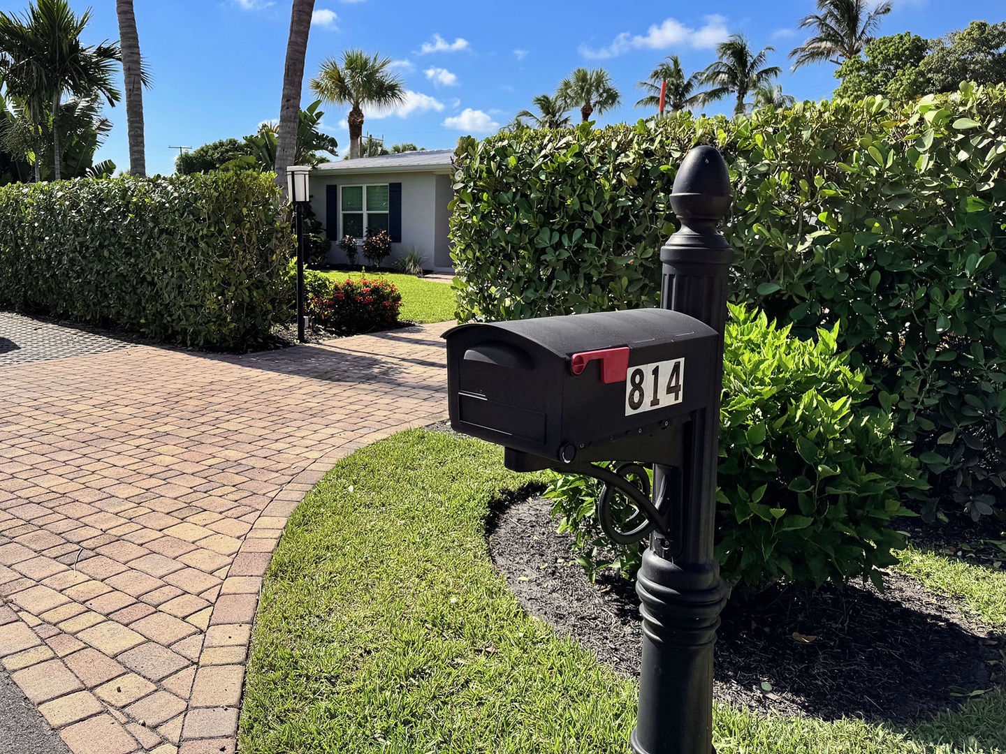 Driveway Entrance to Residence