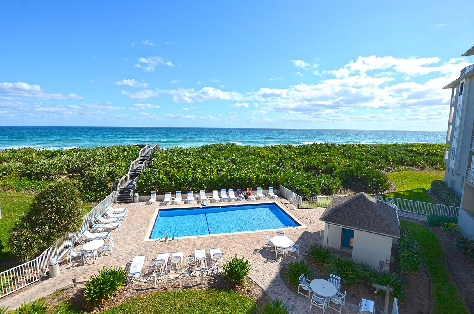 Resort Villas Community Swimming Pool & private beach access