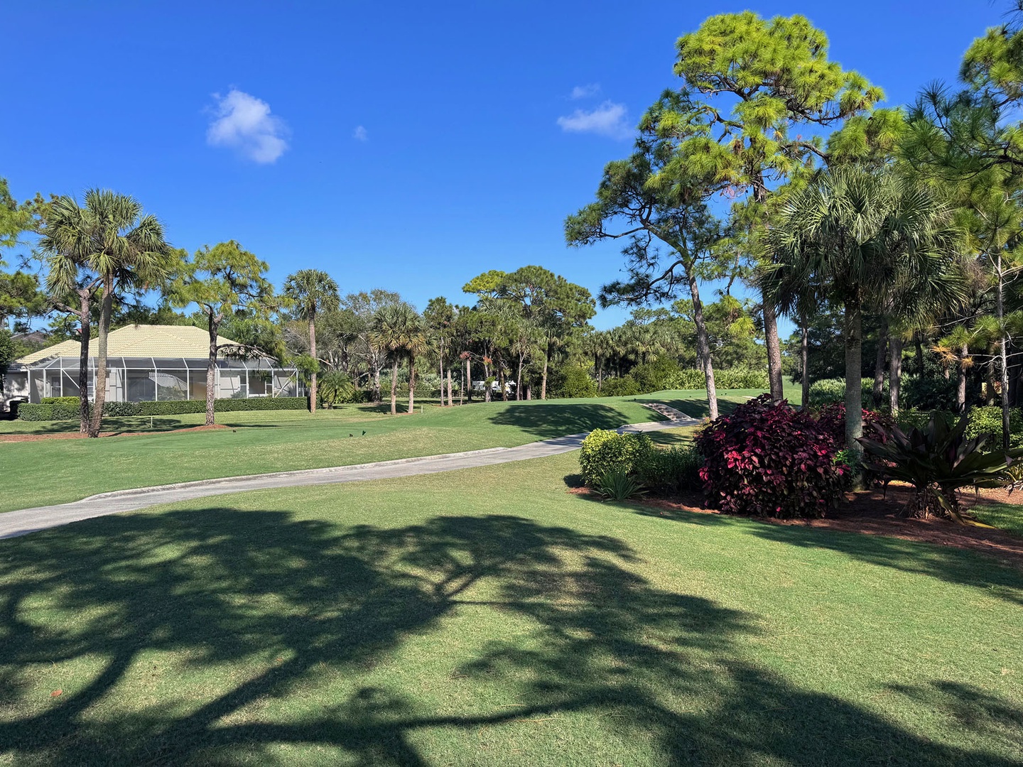 Back Yard View of Golf Course