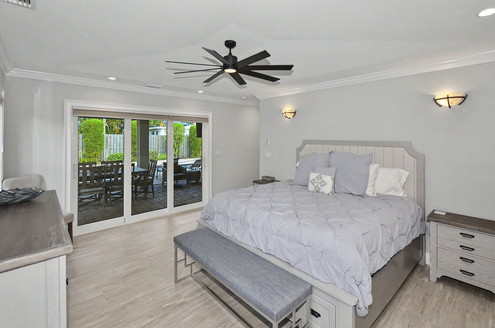 Main Bedroom with direct Patio access
