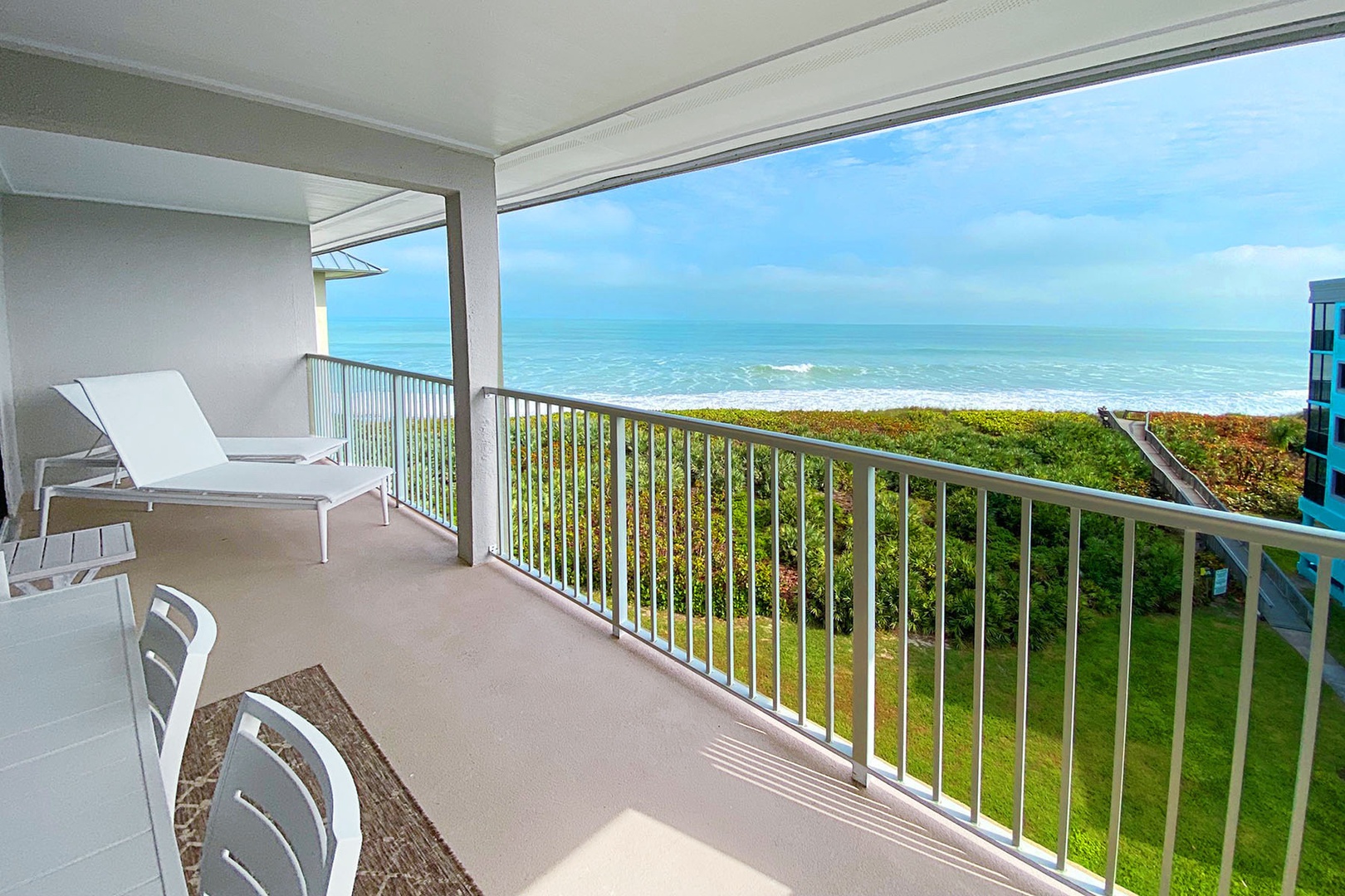 Large Balcony overlooking Atlantic oceanfront