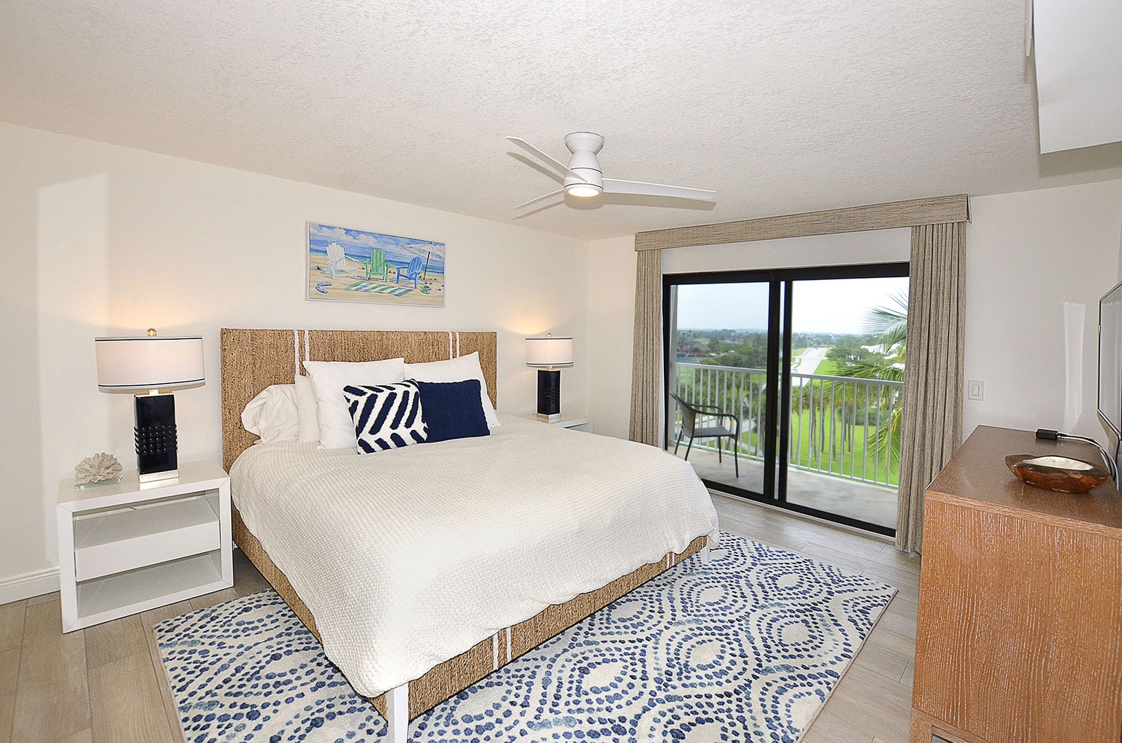 Primary Bedroom with 2nd Balcony view to west