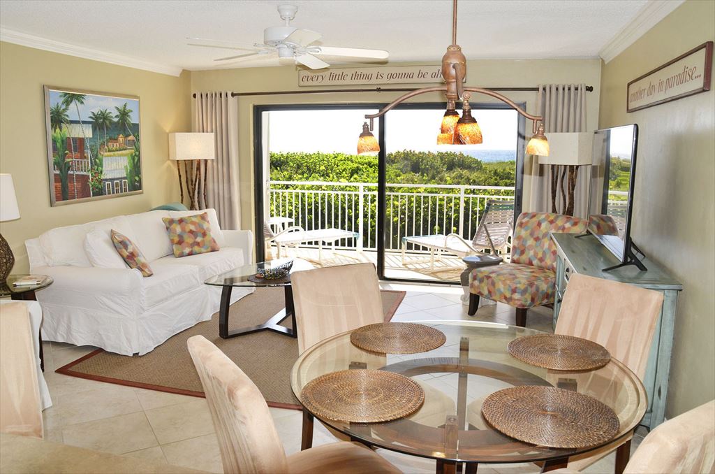 Dining / Living / Oceanfront Balcony