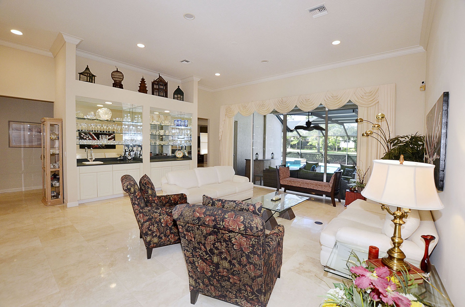 Living Room Patio Access