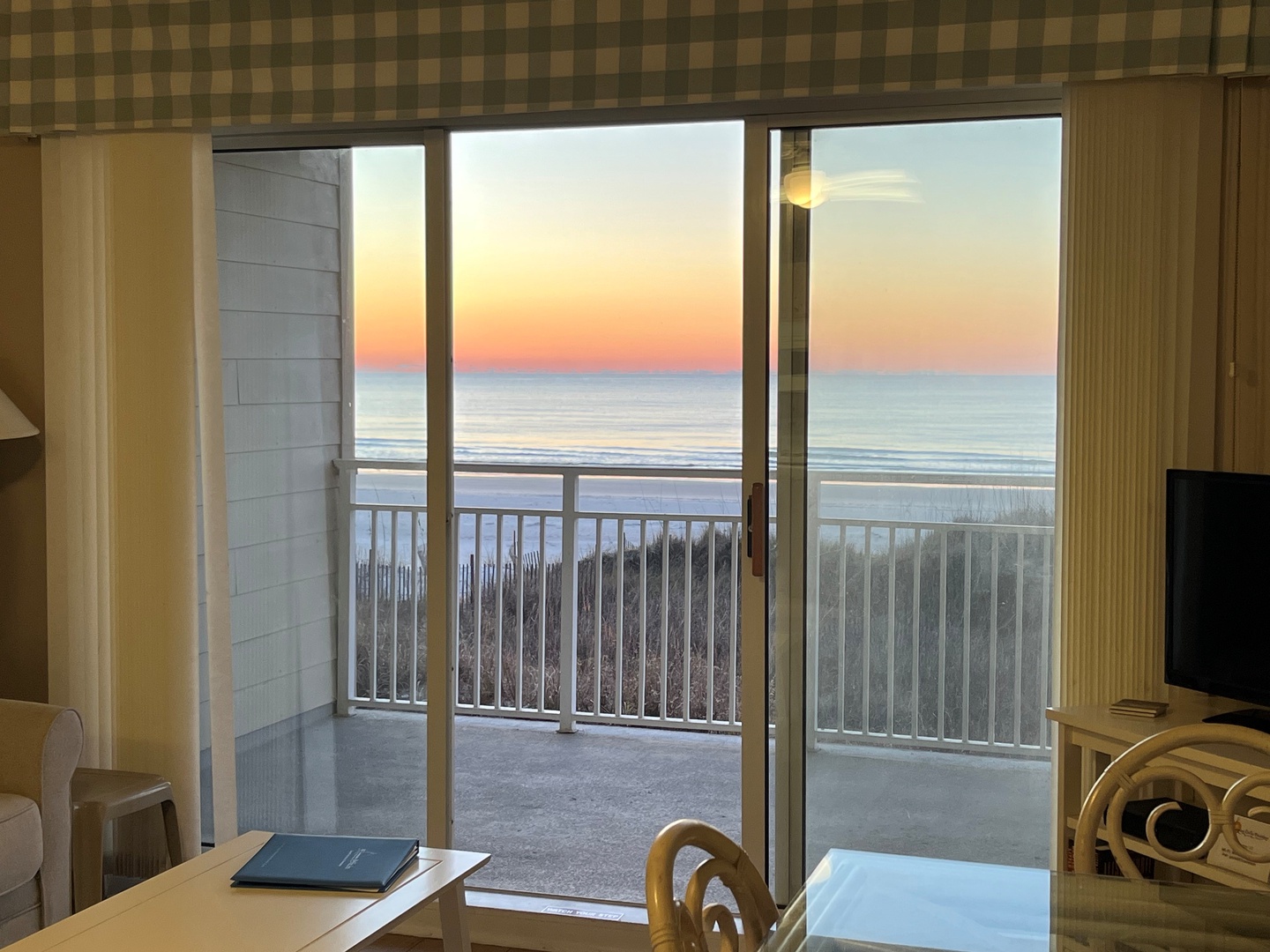 2 - view from living area - sunrise