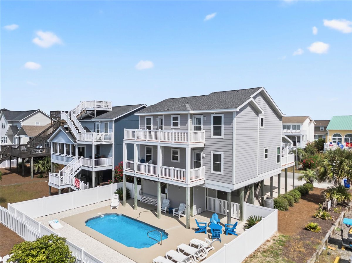 Aerial of Back and Pool Area 1