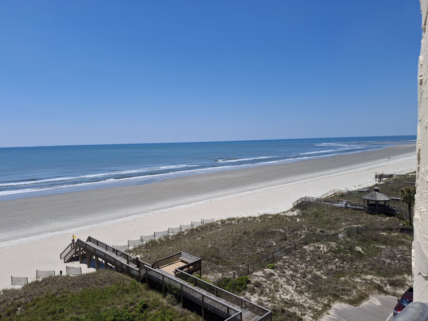 view from balcony